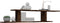 vidaXL - Tv-wandschap - 125x18x23 - cm - bewerkt - hout - gerookt - eikenkleurig