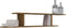 vidaXL - Tv-wandschap - 125x18x23 - cm - bewerkt - hout - gerookt - eikenkleurig