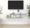 vidaXL - Tv-wandschap - 125x18x23 - cm - bewerkt - hout - grijs - sonoma - eikenkleur