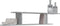 vidaXL - Tv-wandschap - 125x18x23 - cm - bewerkt - hout - grijs - sonoma - eikenkleur