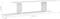 vidaXL - Tv-wandschap - 125x18x23 - cm - bewerkt - hout - wit