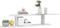 vidaXL - Tv-wandschap - 125x18x23 - cm - bewerkt - hout - wit