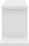 vidaXL - Tv-wandschap - 125x18x23 - cm - bewerkt - hout - wit