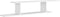 vidaXL - Tv-wandschap - 125x18x23 - cm - bewerkt - hout - wit