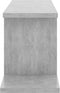 vidaXL - Tv-wandschap - 125x18x23 - cm - spaanplaat - betongrijs