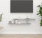 vidaXL - Tv-wandschap - 125x18x23 - cm - spaanplaat - betongrijs