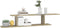 vidaXL - Tv-wandschap - 125x18x23 - cm - spaanplaat - sonoma - eikenkleurig