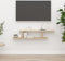 vidaXL - Tv-wandschap - 125x18x23 - cm - spaanplaat - sonoma - eikenkleurig