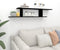 vidaXL - Tv-wandschap - 125x18x23 - cm - spaanplaat - zwart