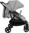 vidaXL - Tweelingbuggy - staal - lichtgrijs - en - zwart