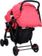 vidaXL - Tweelingkinderwagen - tandem - staal - rood