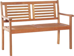 vidaXL - Tweezits - tuinbank - 120 - cm - massief - eucalyptushout