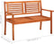 vidaXL - Tweezits - tuinbank - 120 - cm - massief - eucalyptushout