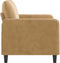 vidaXL - Tweezitsbank - 120 - cm - fluweel - bruin