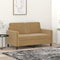 vidaXL - Tweezitsbank - 120 - cm - fluweel - bruin