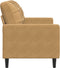 vidaXL - Tweezitsbank - 120 - cm - fluweel - bruin