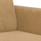 vidaXL - Tweezitsbank - 120 - cm - fluweel - bruin