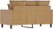 vidaXL - Tweezitsbank - 120 - cm - fluweel - bruin