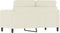 vidaXL - Tweezitsbank - 120 - cm - fluweel - crèmekleurig