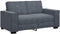 vidaXL - Tweezitsbank - 120 - cm - fluweel - donkergrijs