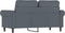 vidaXL - Tweezitsbank - 120 - cm - fluweel - donkergrijs