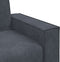 vidaXL - Tweezitsbank - 120 - cm - fluweel - donkergrijs
