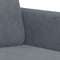 vidaXL - Tweezitsbank - 120 - cm - fluweel - donkergrijs
