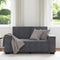 vidaXL - Tweezitsbank - 120 - cm - fluweel - donkergrijs