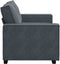 vidaXL - Tweezitsbank - 120 - cm - fluweel - donkergrijs