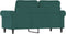 vidaXL - Tweezitsbank - 120 - cm - fluweel - donkergroen