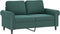 vidaXL - Tweezitsbank - 120 - cm - fluweel - donkergroen
