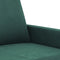 vidaXL - Tweezitsbank - 120 - cm - fluweel - donkergroen