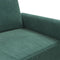 vidaXL - Tweezitsbank - 120 - cm - fluweel - donkergroen