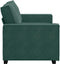 vidaXL - Tweezitsbank - 120 - cm - fluweel - donkergroen