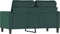 vidaXL - Tweezitsbank - 120 - cm - fluweel - donkergroen