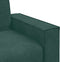 vidaXL - Tweezitsbank - 120 - cm - fluweel - donkergroen