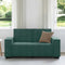 vidaXL - Tweezitsbank - 120 - cm - fluweel - donkergroen