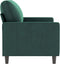 vidaXL - Tweezitsbank - 120 - cm - fluweel - donkergroen