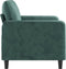 vidaXL - Tweezitsbank - 120 - cm - fluweel - donkergroen