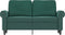 vidaXL - Tweezitsbank - 120 - cm - fluweel - donkergroen