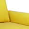 vidaXL - Tweezitsbank - 120 - cm - fluweel - geel