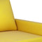 vidaXL - Tweezitsbank - 120 - cm - fluweel - geel