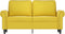 vidaXL - Tweezitsbank - 120 - cm - fluweel - geel