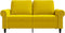 vidaXL - Tweezitsbank - 120 - cm - fluweel - geel