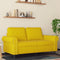 vidaXL - Tweezitsbank - 120 - cm - fluweel - geel