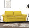 vidaXL - Tweezitsbank - 120 - cm - fluweel - geel