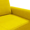 vidaXL - Tweezitsbank - 120 - cm - fluweel - geel