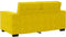 vidaXL - Tweezitsbank - 120 - cm - fluweel - geel
