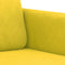 vidaXL - Tweezitsbank - 120 - cm - fluweel - geel