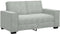 vidaXL - Tweezitsbank - 120 - cm - fluweel - lichtgrijs